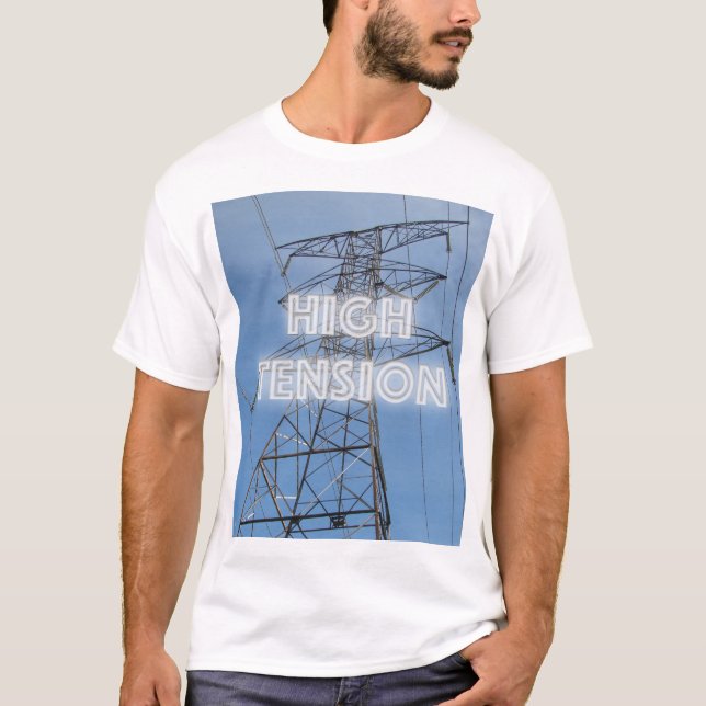 Hochspannungsturm T-Shirt (Vorderseite)