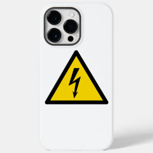 Hochspannungszeichen elektrische Symbol Warngefahr Case-Mate iPhone 14 Pro Max Hülle