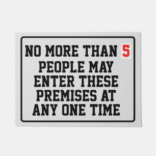 Höchste Belegschaft Fußmatte