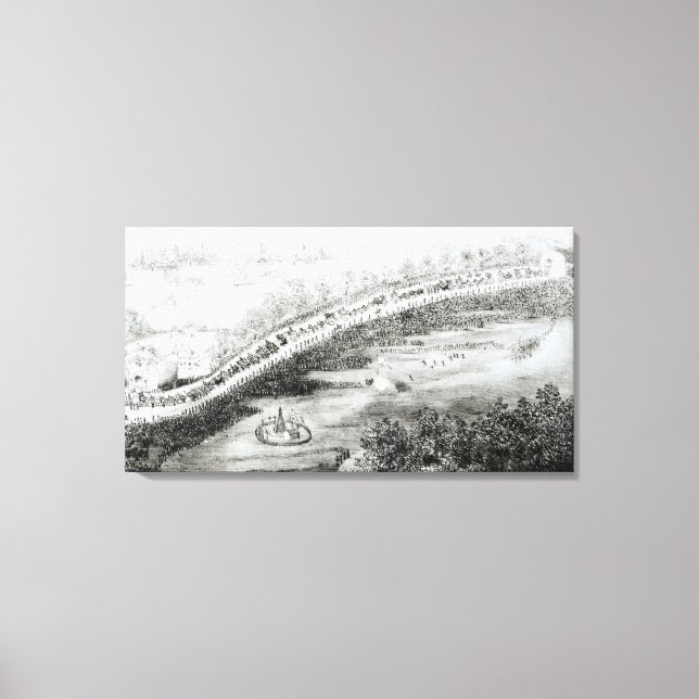 Höchste grauenhafte Majestät und Verlassend Escort Leinwanddruck (Vorderseite)