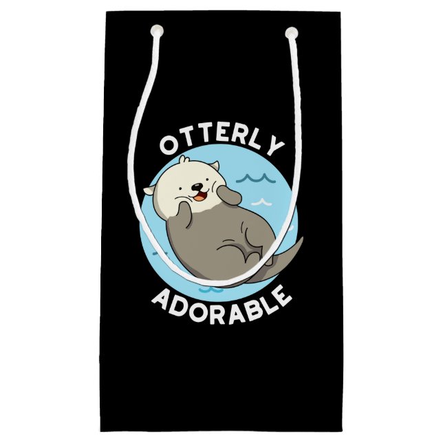Höchster erlesener Funny Otter Pub Kleine Geschenktüte (Vorderseite)