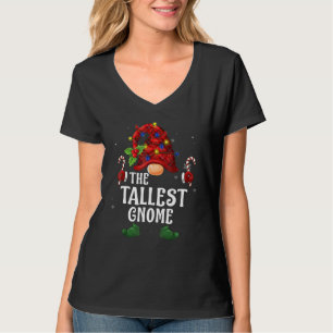 Höchster Gnom Büffel Kariert passende Familien Wei T-Shirt