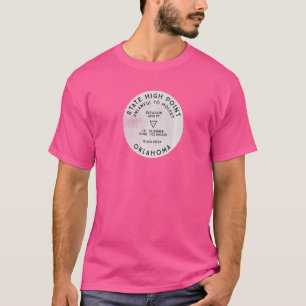 Höchster Punkt des Bundesstaates Oklahoma Black Me T-Shirt