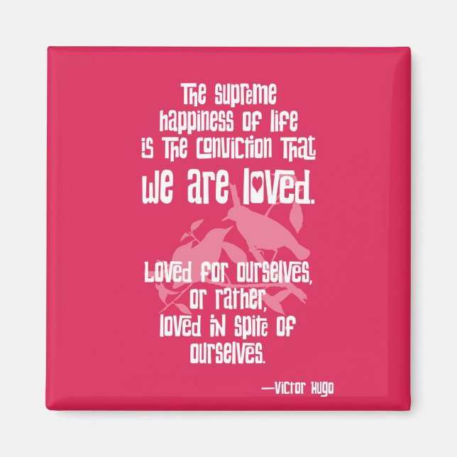 Höchstes Glück des Lebens von Victor Hugo Magnet (Vorne)