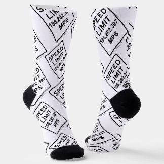 Höchstgeschwindigkeit 186 282 397 MPS (Lichtgeschw Socken