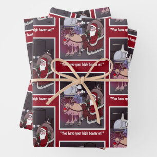 Hochstrahl-Festtags-Geschenkpapier-Bogen Geschenkpapier Set