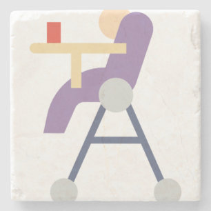 Hochstuhl Steinuntersetzer