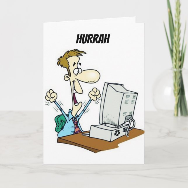 ****HOCHTECH**** 40. GEBURTSTAG WÜNSCHE KARTE (Vorderseite)