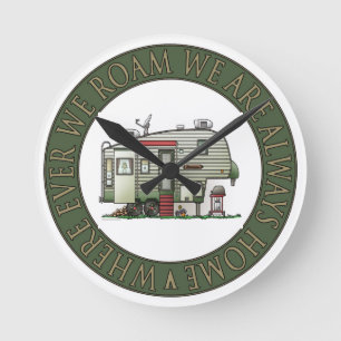 Hochtechnologie-5. Rad Runde Wanduhr