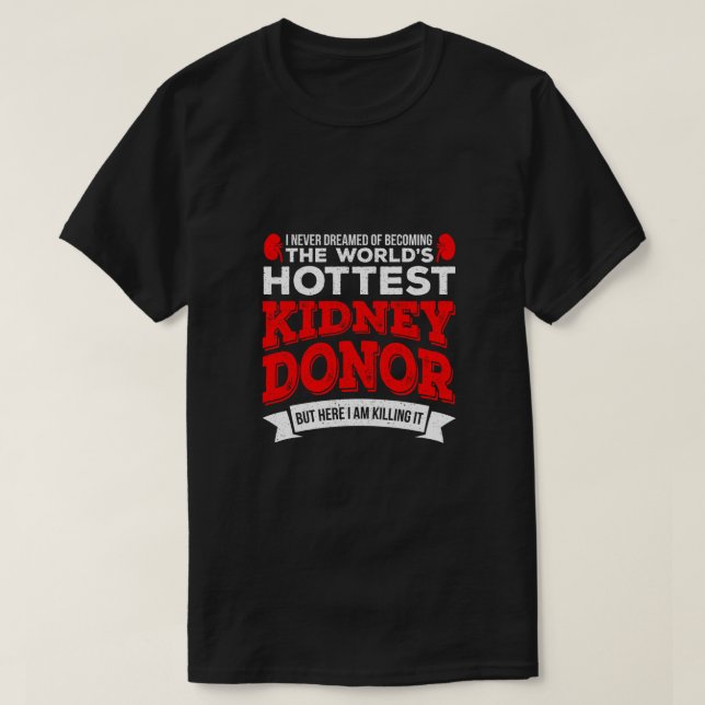 Hochtest Organspenderorgan-Transplantation Operati T-Shirt (Design vorne)