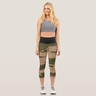 Hochwaisted-Capris Capri Leggings