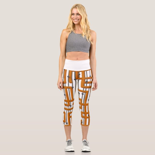 Hochwaisted-Capris Capri Leggings (Vorderseite)