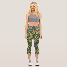 Hochwaisted-Capris Capri Leggings