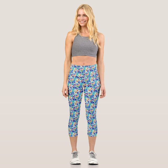Hochwaisted-Capris Capri Leggings (Vorderseite)