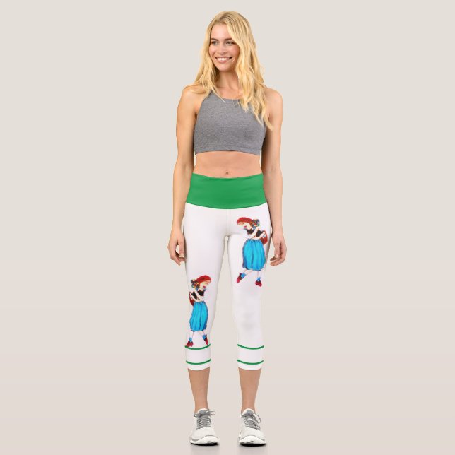 Hochwaisted-Capris Capri Leggings (Vorderseite)
