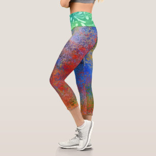Hochwaisted-Capris Capri Leggings