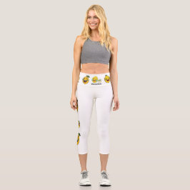Hochwaisted-Capris Capri Leggings