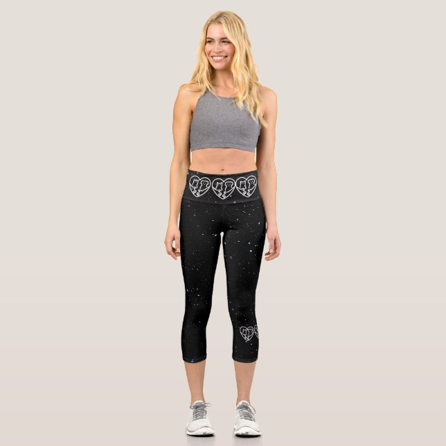 Hochwaisted-Capris Capri Leggings (Vorderseite)