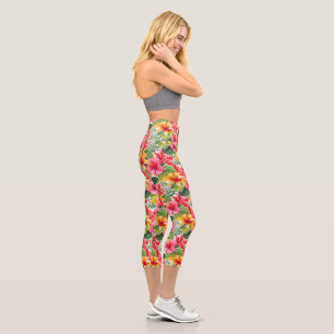Hochwaisted-Capris Capri Leggings