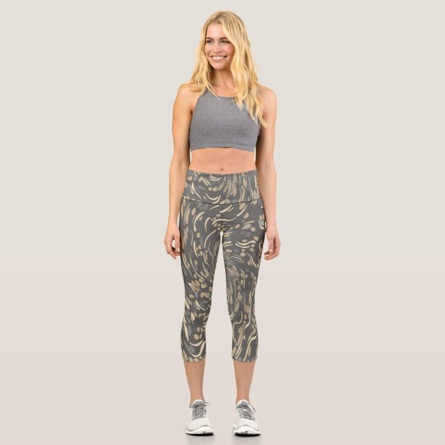 Hochwaisted-Capris Capri Leggings (Vorderseite)