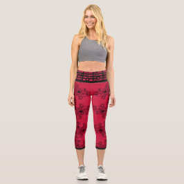 Hochwaisted-Capris Capri Leggings