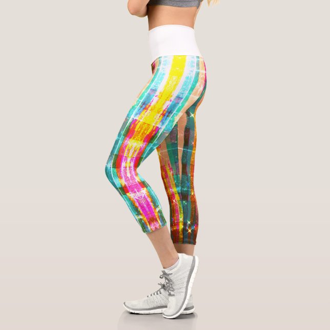 Hochwaisted-Capris Capri Leggings (Links)