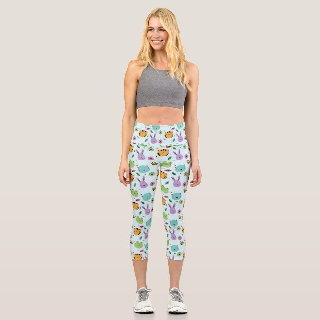 Hochwaisted-Capris Capri Leggings (Vorderseite)