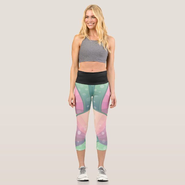 Hochwaisted-Capris Capri Leggings (Vorderseite)