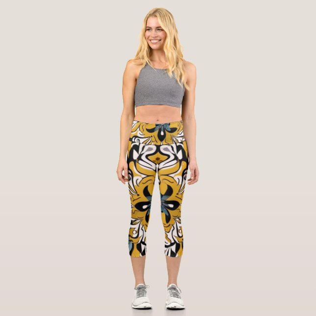 Hochwaisted-Capris Capri Leggings (Vorderseite)