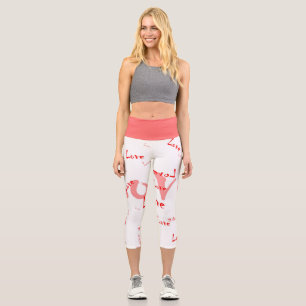 Hochwaisted-Capris Capri Leggings