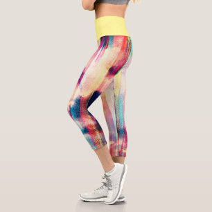 Hochwaisted-Capris Capri Leggings