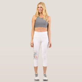 Hochwaisted-Capris Capri Leggings