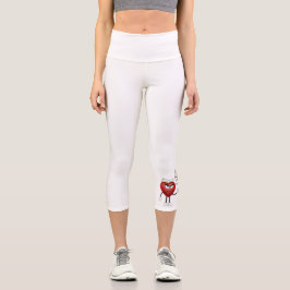 Hochwaisted-Capris Capri Leggings