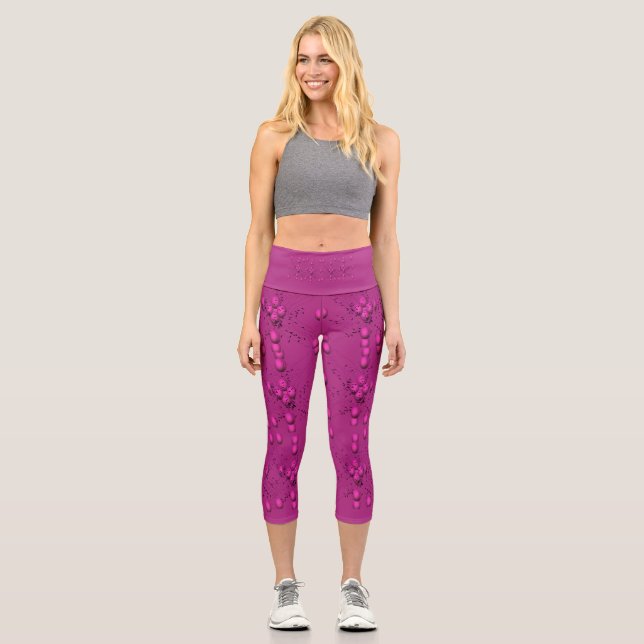 Hochwaisted-Capris Capri Leggings (Vorderseite)