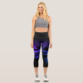 Hochwaisted-Capris Capri Leggings