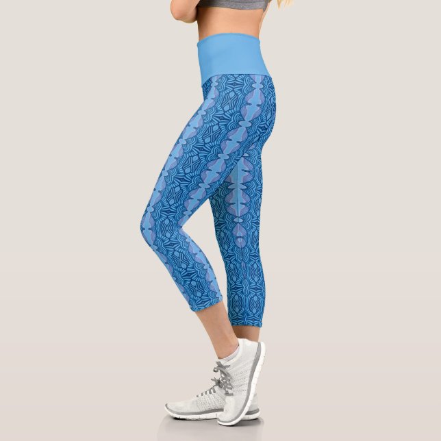 Hochwaisted-Capris Capri Leggings (Links)