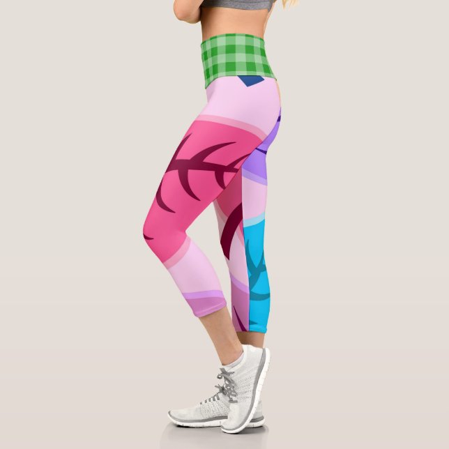 Hochwaisted-Capris Capri Leggings (Links)
