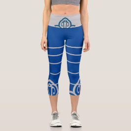 Hochwaisted-Capris Capri Leggings