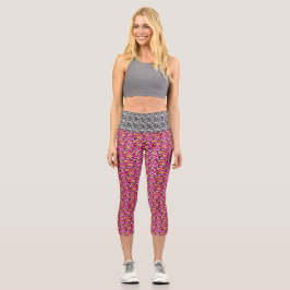Hochwaisted-Capris Capri Leggings