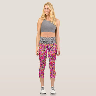 Hochwaisted-Capris Capri Leggings