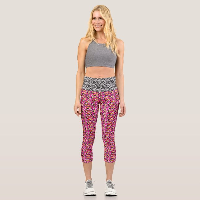 Hochwaisted-Capris Capri Leggings (Vorderseite)