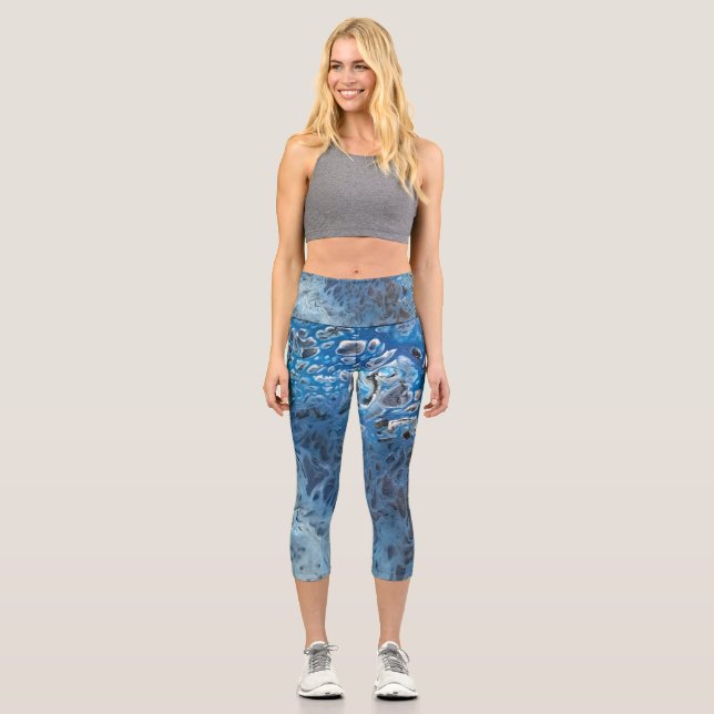 Hochwaisted-Capris Capri Leggings (Vorderseite)