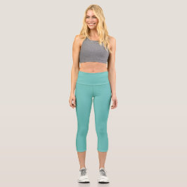 Hochwaisted-Capris Capri Leggings