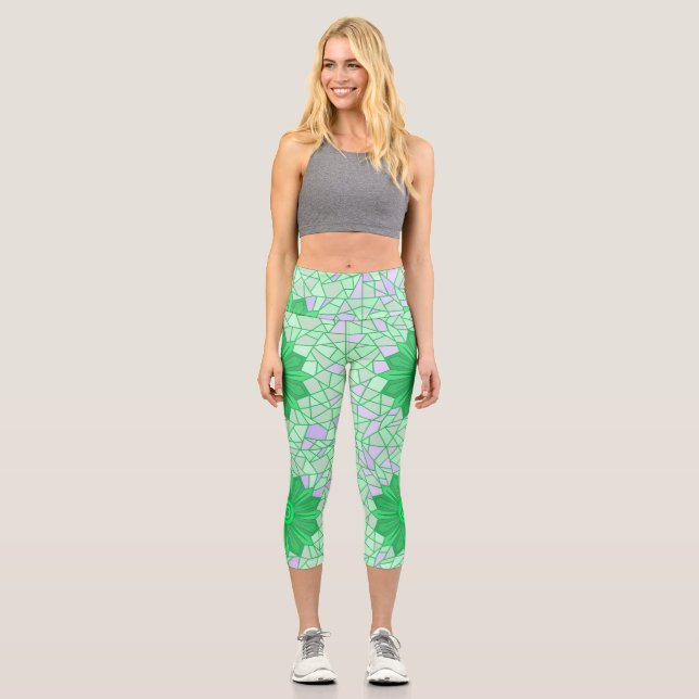 Hochwaisted-Capris Capri Leggings (Vorderseite)