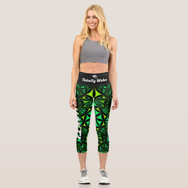 Hochwaisted-Capris | Frauen | Yoga Pants Capri Leggings (Vorderseite)