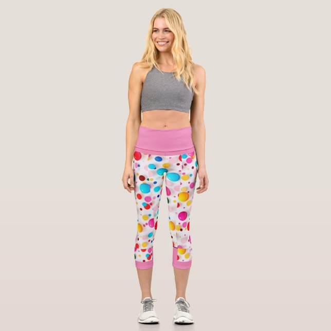 Hochwaisted Capris jedes Paar Leggings (Vorderseite)