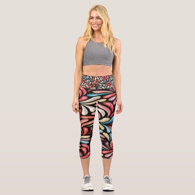 Hochwaisted-Capris-Legierung Capri Leggings (Vorderseite)