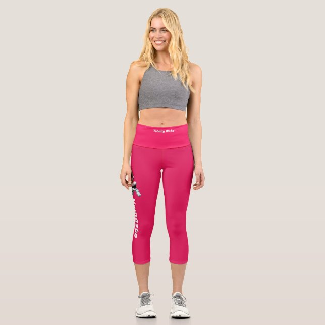 Hochwaisted-Capris | Namaste | Yoga Pants Capri Leggings (Vorderseite)