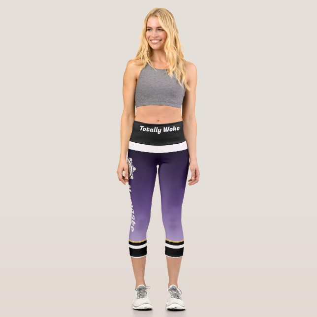 Hochwaisted-Capris | Namaste | Yoga Pants Capri Leggings (Vorderseite)