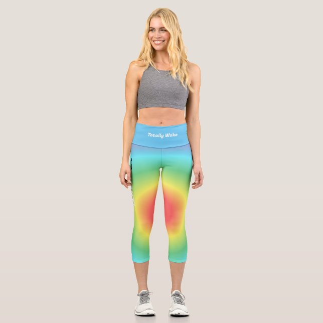 Hochwaisted-Capris | Shakti | Yoga Pants Capri Leggings (Vorderseite)